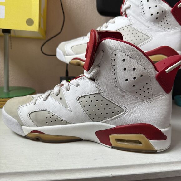 Air Jordan 6 Retro Size 7.5 Mens Hare Alternate Nike Retro Red White 384664-113 - Picture 7 of 10